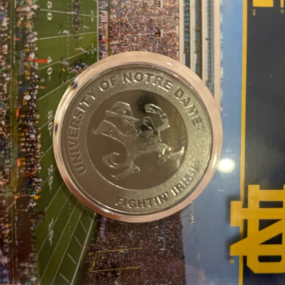 Minted Medallion Limited Edition Coin Card 39mm w/ 3 Decals - Picture 4 of 9